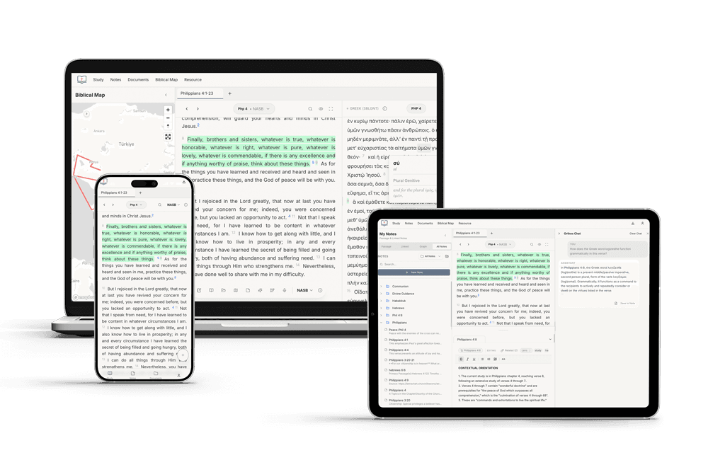 Orthos Workspace App interface